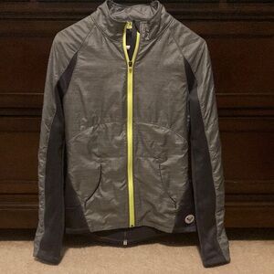 ROXY Women’s Gray Jacket with Neon Accents